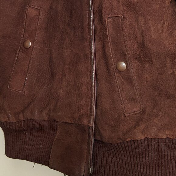 Vintage 1970s Sherpa Lined Bomber Jacket - Picture 5 of 9